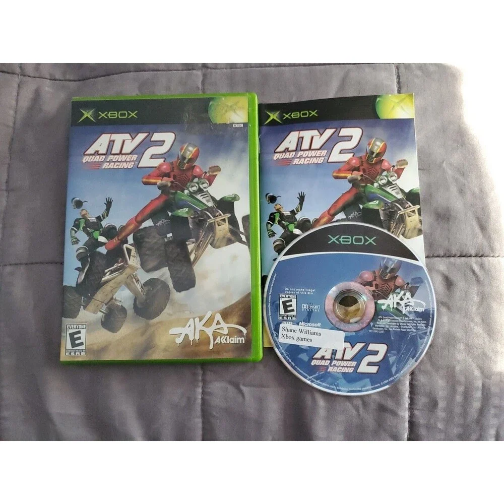 ATV: Quad Power Racing 2 (Microsoft Xbox, 2003) Complete In Box